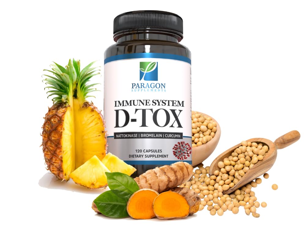 Spike Detox with Dr. Peter McCulloughs Original Protein Detoxification Formula - Immune Support Supplement - 120 Capsules - 30 Day Supply