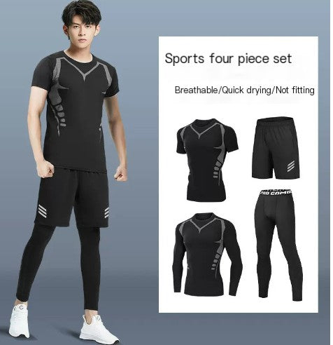 Men's Quick-Drying Fitness & Running Training Apparel