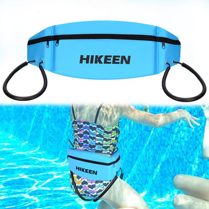 Hikeen Swim Belt for KidsWater Aerobics Equipment with Fixing Straps and Zipped PocketPool Exercise Equipment for Pool Exercises and Workouts