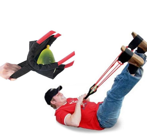 Water Balloon Launcher with Resistance Bands and Rope