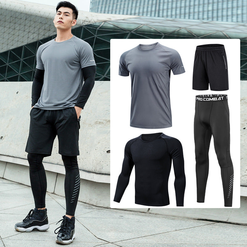 Men's Quick-Drying Fitness & Running Training Apparel