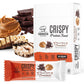 Genius Gourmet Crispy Protein Treat Chocolate Peanut Butter Keto Snack Low Carb Low Sugar & Gluten Free Protein Snacks for Adults 10G of Whey Protein per Protein Bar 5 Net Carbs 10 CT
