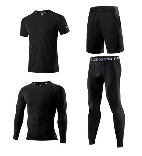 Men's Quick-Drying Fitness & Running Training Apparel