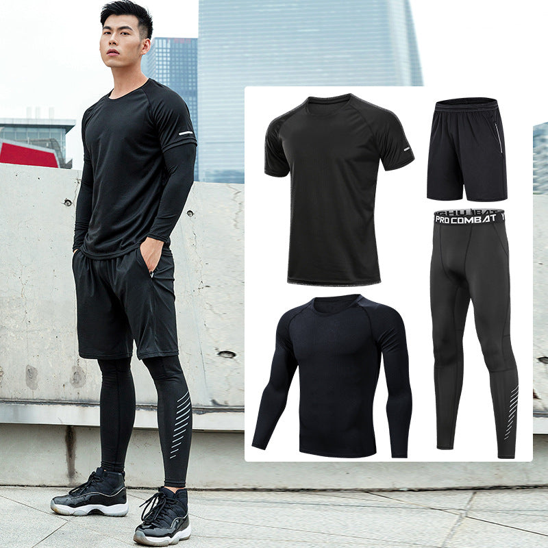 Men's Quick-Drying Fitness & Running Training Apparel