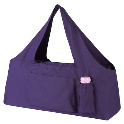 KUAK Yoga Mat Bag Large Yoga Bags and Carriers with Yoga Mat Strap Full Zipper Closure 5 Multi-Functional Pockets Durable Yoga Mat Tote Sling Carrier for Women Fits Most Size Mats Purple